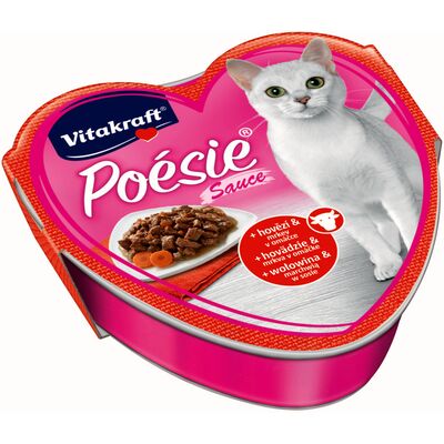 Karma dla kotów Poesie sos wołowina/marchewka 85 g Vitakraft