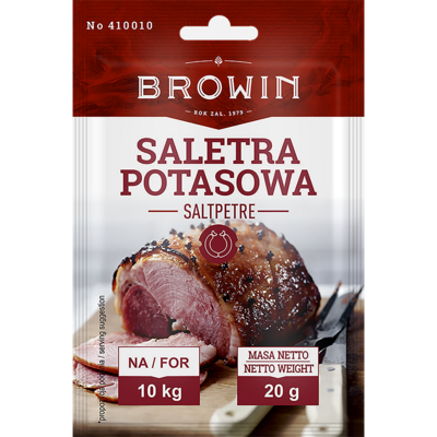 Saletra potasowa do peklowania mięsa 20 g