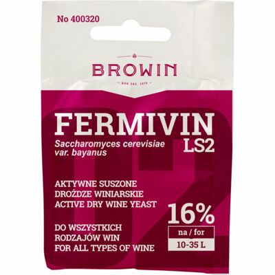 Drożdże suszone Fermivin LS2 7 g Browin