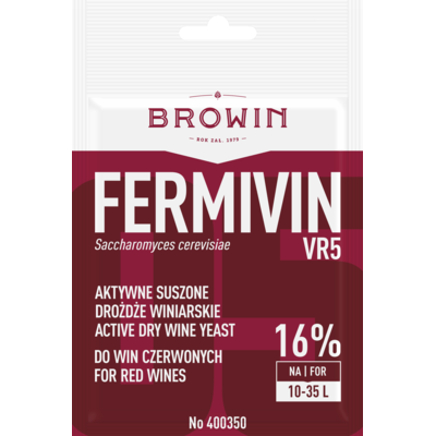 Drożdże suszone Fermivin VR5 7 g Browin