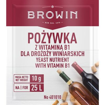 Pożywka do wina z witaminą B1 10 g Browin