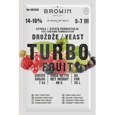 Drożdże TurboFruit 40 g Browin