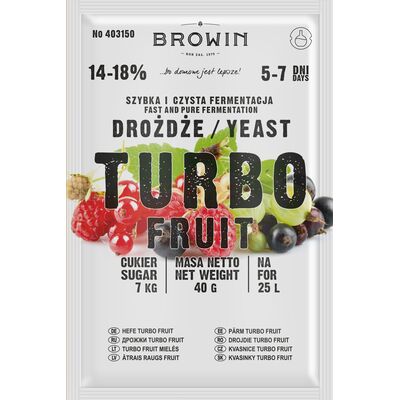 Drożdże TurboFruit 40 g Browin