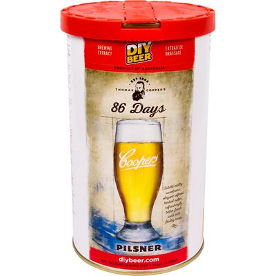 Koncentrat Brewkit Coopers 86 days Pilsner 1,7 kg Browin