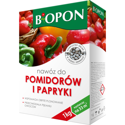 Nawóz do pomidorów i papryki granulat 1 kg Bopon