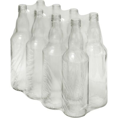 Butelka na wódkę 500 ml 8 sztuk Browin