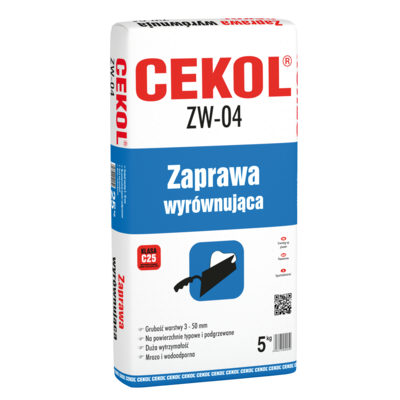 Zaprawa wyrównująca ZW-04 5 kg CEKOL