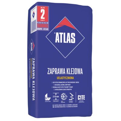 Klej uniwersalny ZAPRAWA KLEJOWA UELASTYCZNIONA C1TE 10 kg Atlas