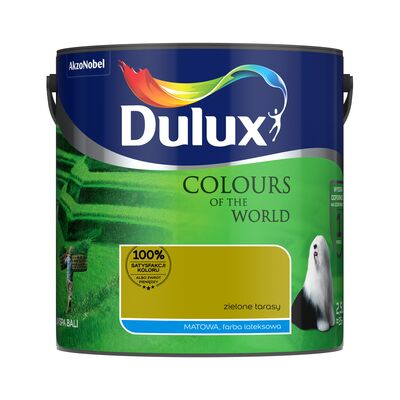 Farba lateksowa Dulux Kolory Świata Zielone Tarasy 2,5 l