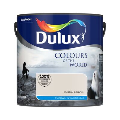 Farba lateksowa Dulux Kolory Świata Mroźny Poranek 2,5 l