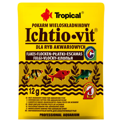 Pokarm dla ryb ICHTIO-VIT płatek 12 g Tropical
