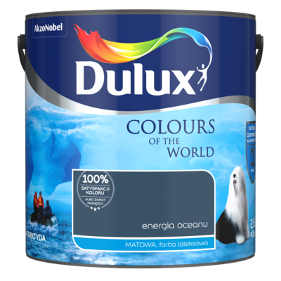 Farba lateksowa Dulux Kolory Świata Energia Oceanu 2,5 l