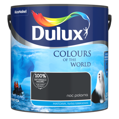 Farba lateksowa Dulux Kolory Świata Noc Polarna 2,5 l