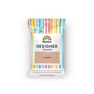 Farba lateksowa Beckers Designer Colour TESTER Almond 0,05 l