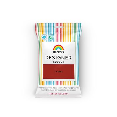 Farba lateksowa Beckers Designer Colour TESTER Cherry 0,05 l