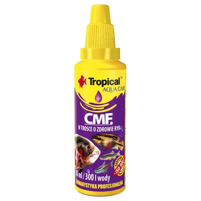 Preparat dbający o bezpieczny i zdrowy rozwój ryb CMF 30 ml preparat Tropical