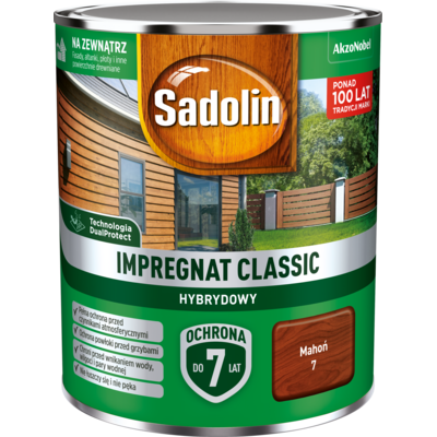 Impregnat CLASSIC HYBRYDOWY Mahoń 0,75 l Sadolin