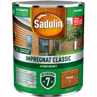 Impregnat CLASSIC HYBRYDOWY Piniowy 0,75 l Sadolin