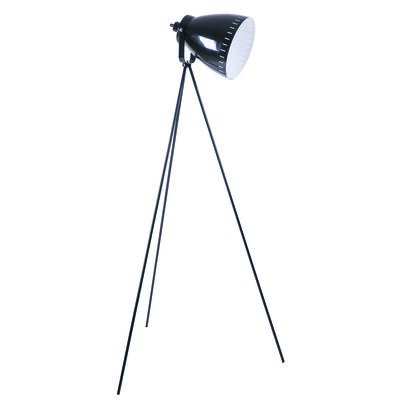 Lampa podłogowa czarna 180 cm