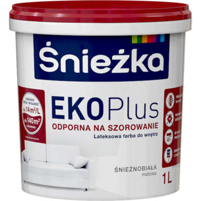 Farba lateksowa EKO plus 1 l Śnieżka