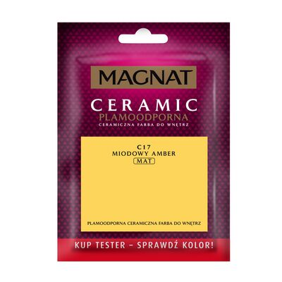 Farba ceramiczna MAGNAT Ceramic TESTER miodowy amber C17 30 ml
