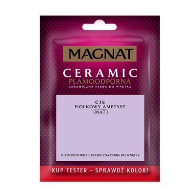 Farba ceramiczna MAGNAT Ceramic TESTER fiołkowy ametyst C36 30 ml