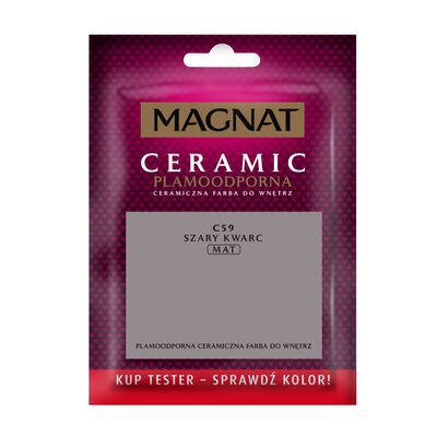 Farba ceramiczna MAGNAT Ceramic TESTER szary kwarc C59 30 ml