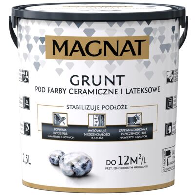 Grunt pod farby ceramiczne i lateksowe 2,5 l Magnat