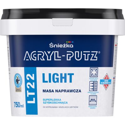 Masa Naprawcza Superlekka Szybkoschnąca LT22 LIGHT 0,75 l Acryl Putz