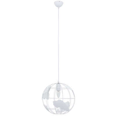 Lampa wisząca 6862/1 WHITE biały Elem