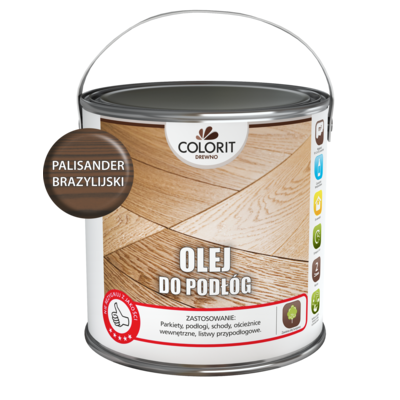 Olej do podłóg Palisander brazylijski 2,5 l Colorit Drewno