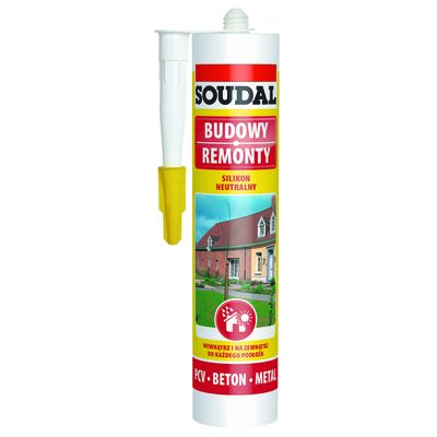 Silikon neutralny bezbarwny 280 ml Soudal