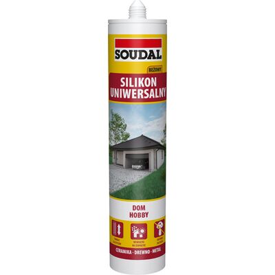 Silikon uniwersalny beżowy 280 ml Soudal