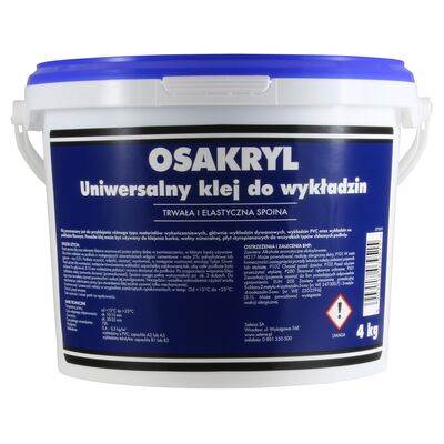 Klej uniwersalny do wykładzin Osakryl 4 kg