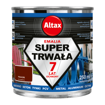 Emalia super trwała 250 ml mahoń Altax