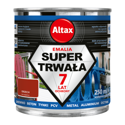 Emalia super trwała 250 ml orzech Altax