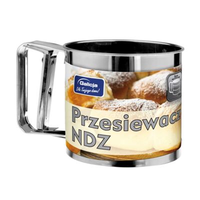 Przesiewacz nierdzewny PRACTICO srebrny