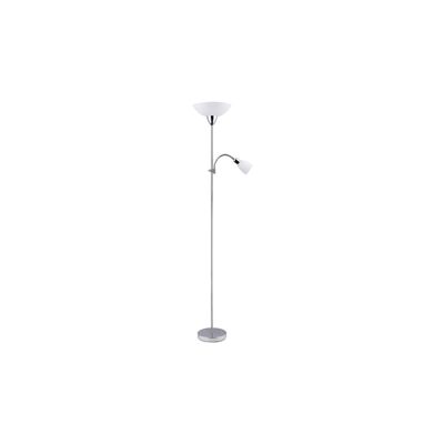 Lampa podłogowa Diana E27 G45 60W+ E14 40W chrom