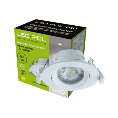 Spot LED ORO-SPOT-ZUMA-7W-WW