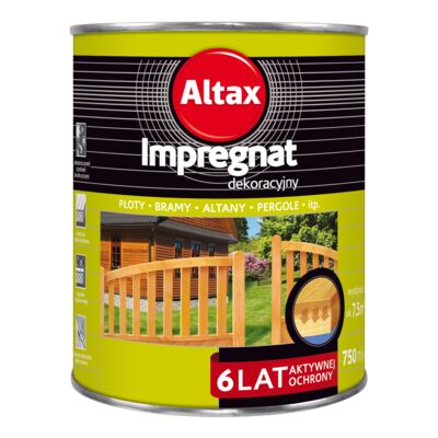 Impregnat dekoracyjny 750 ml biały Altax