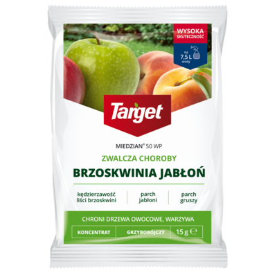 Środek grzybobójczy Miedzian 50WP - brzoskwinia, jabłoń 15 g