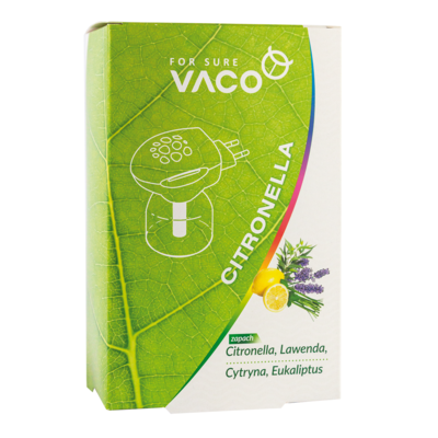 ECO Elektro na komary, muchy i mole + płyn (Citronella) 45 ml VACO