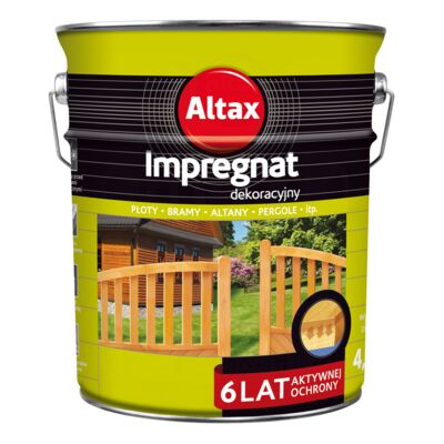 Impregnat dekoracyjny 4,5 l heban Altax