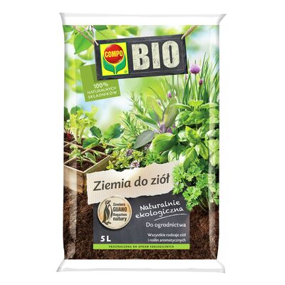 Ziemia BIO do ziół 5 l COMPO BIO