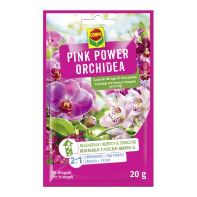 Granulki do kąpieli storczyków Pink Power Orchidea 20 g COMPO