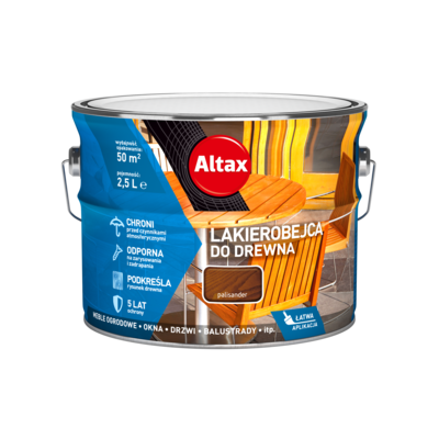 Lakierobejca do drewna 2,5 l palisander Altax