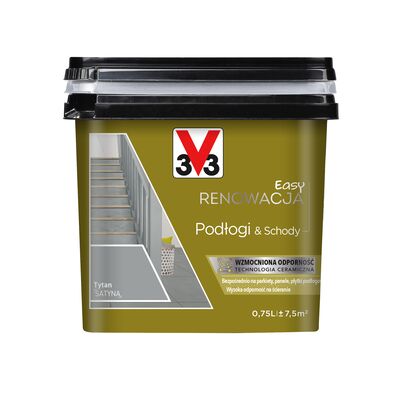 Farba Renowacyjna Easy Renowacja Podłogi  Schody tytan 0,75 l V33