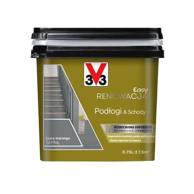 Farba Renowacyjna Easy Renowacja Podłogi  Schody szary marengo 0,75 l V33