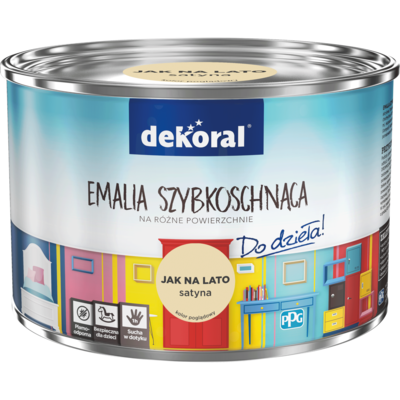 Emalia szybkoschnąca DO DZIEŁA! czarna magia 0,5 l dekoral