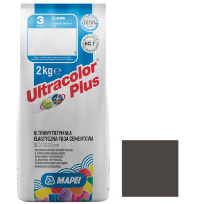 Fuga Ultracolor Plus 120 Czarny 2 kg MAPEI